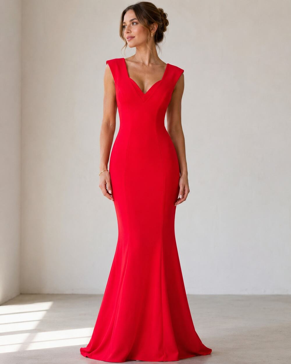 Jay Godfrey Red Cutout Back Sleeveless Mermaid Gown Women’s 2 Formal Dress